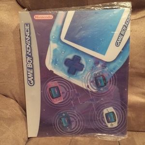 New Vintage Nintendo Gameboy Advance Binder (2002)